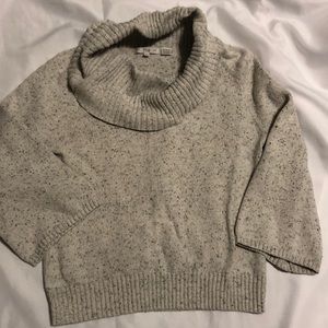 3/4 cowl neck sweater